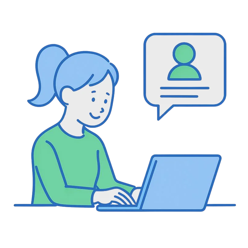 フィードバックを確認する人