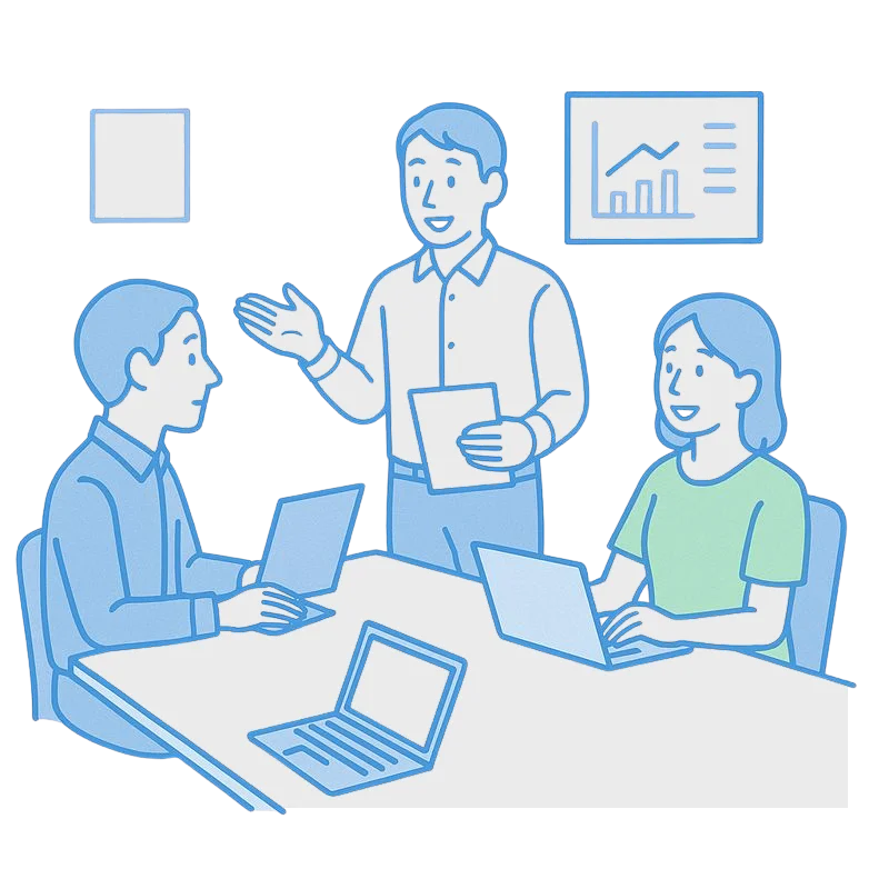 オフィスシーン